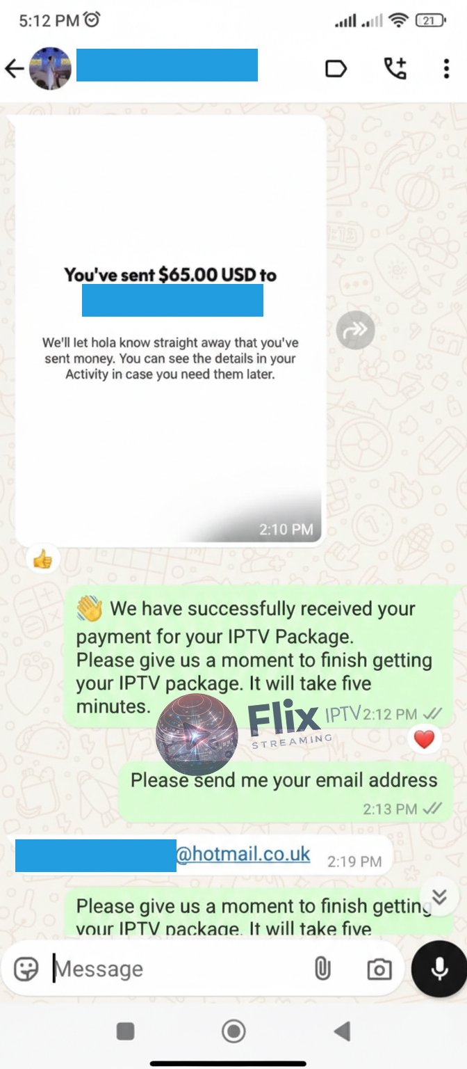 Flix IPTV customer review screenshot 26