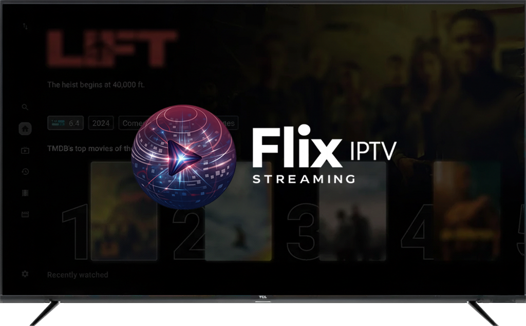 Flix IPTV UK smart TV streaming service with 50,000 live channels and movies